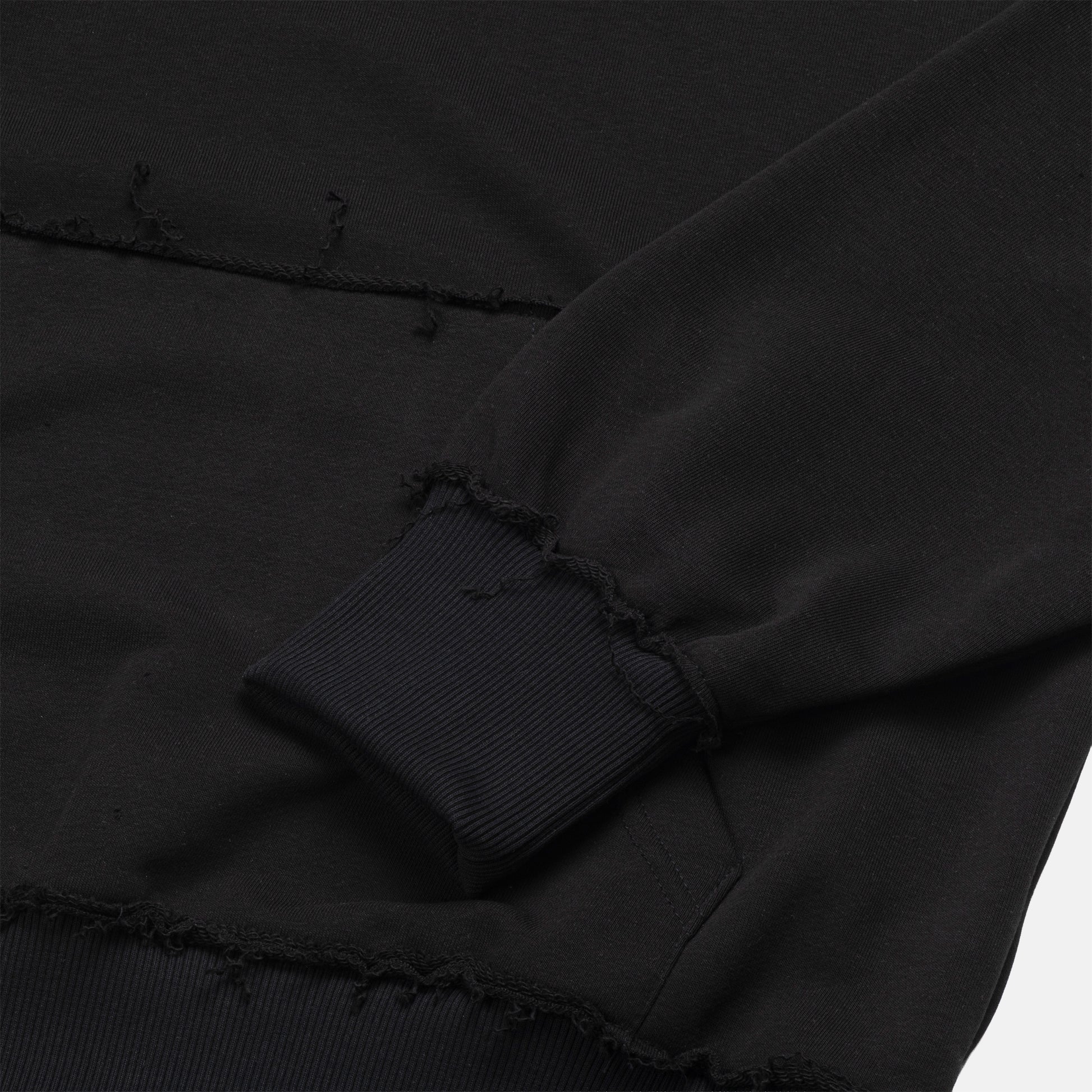 Black RAW Baggy Hoodie