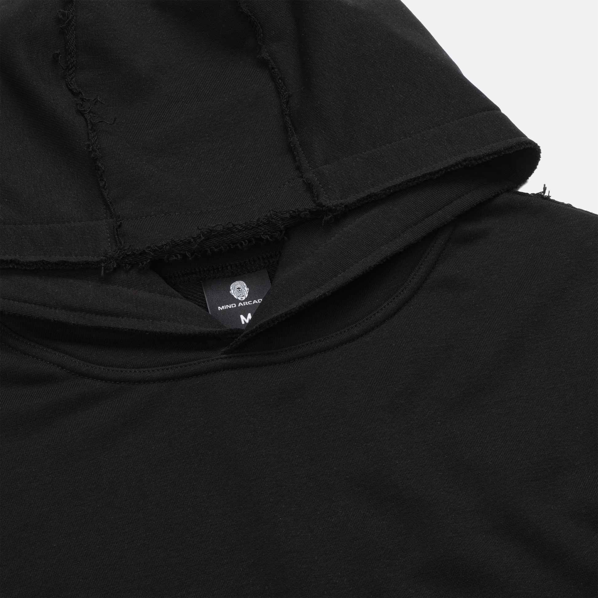Black RAW Baggy Hoodie