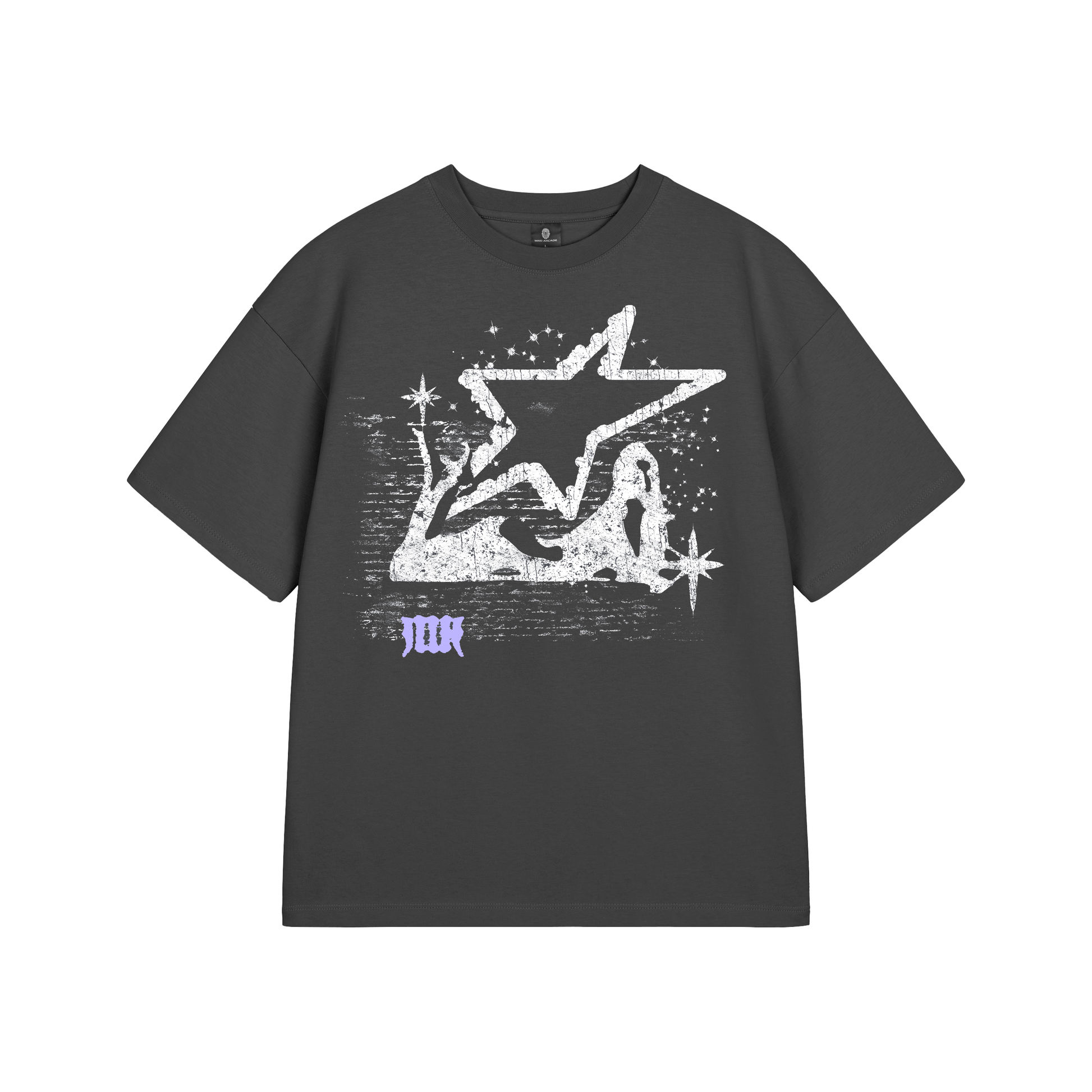 Graphite Lazy Star T-shirt