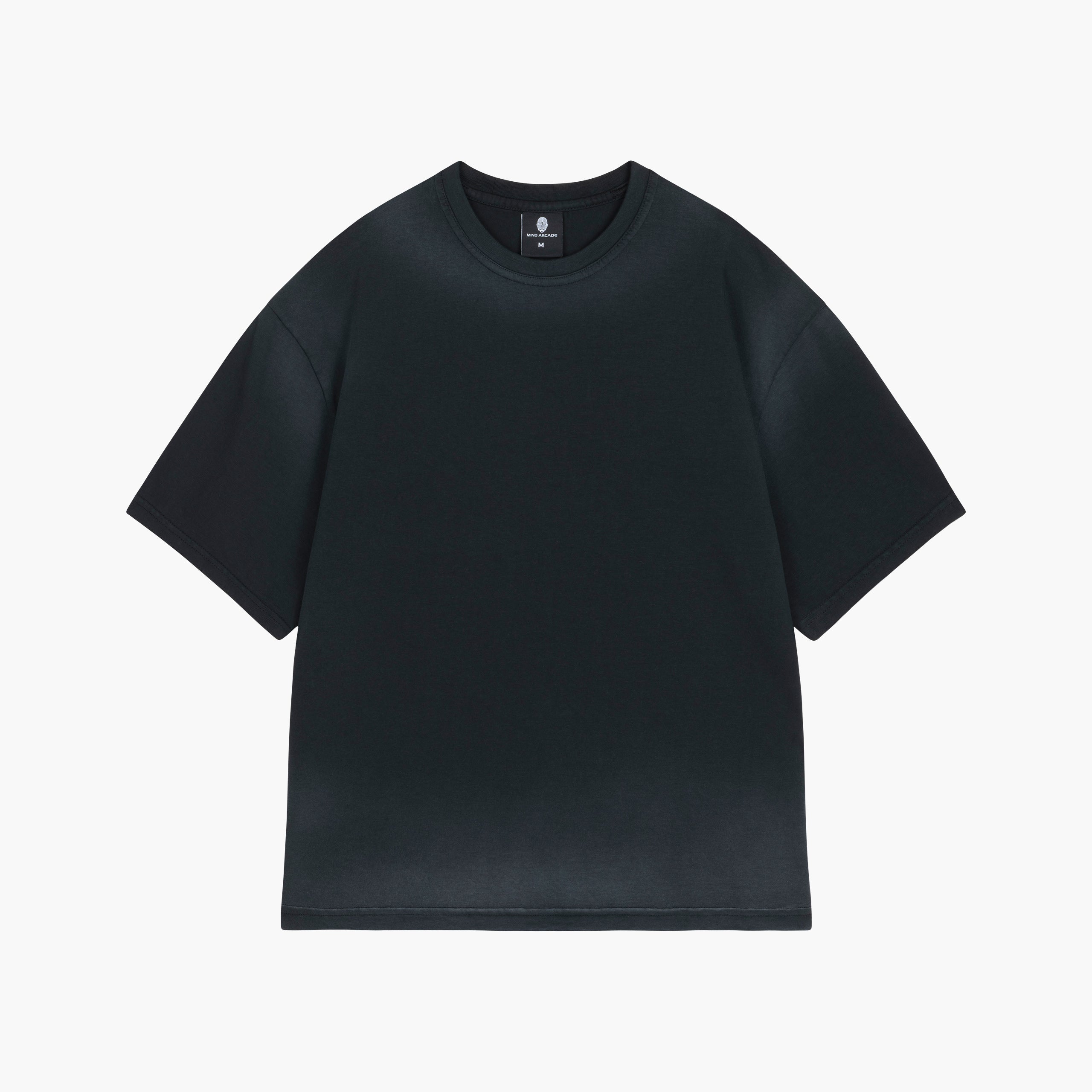【DISCERNMENT】Play Pigment Washing Boxy T-Shirt Washed Series Black T-shirt – Mind Arcade