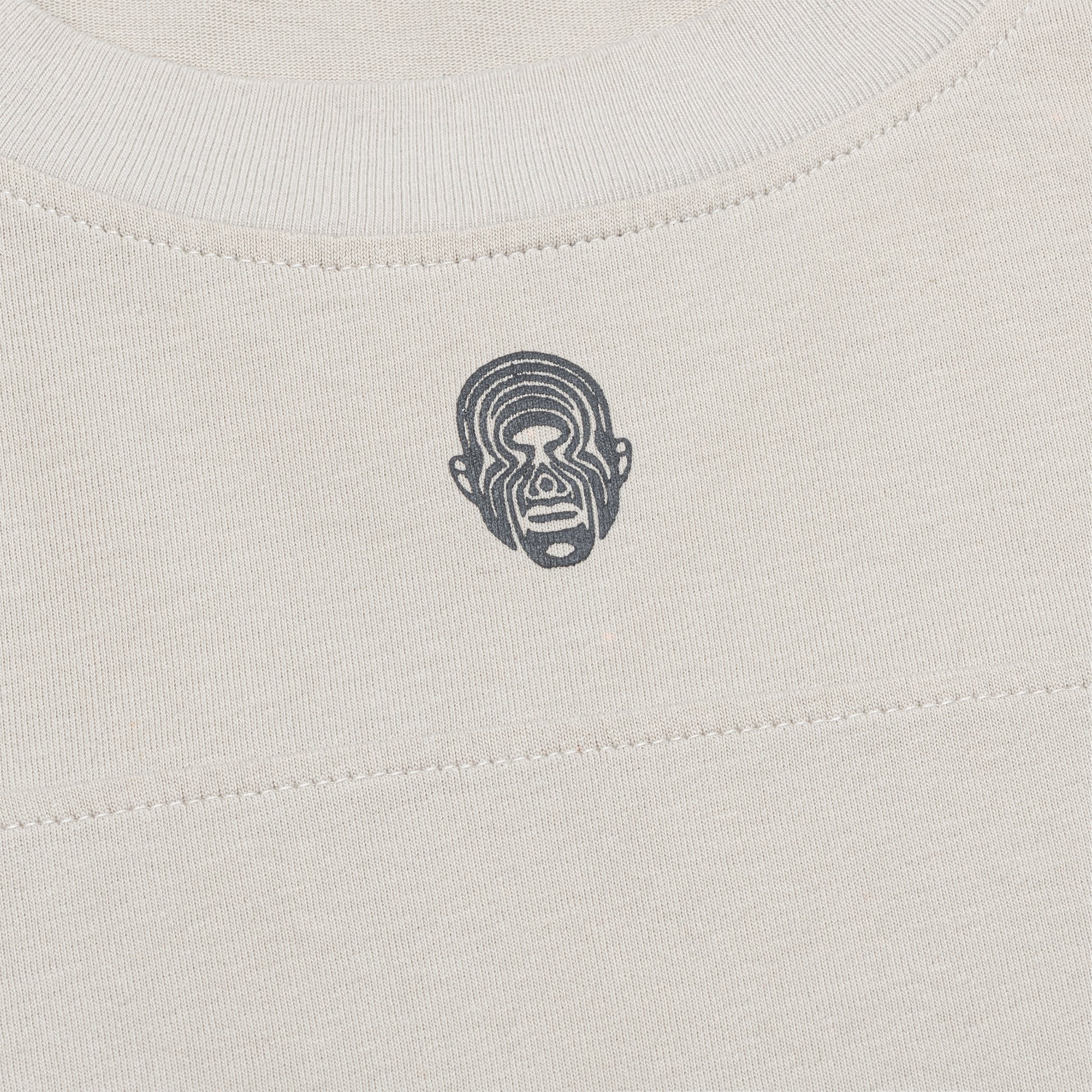 Bone Washed Boxy Reglan Mark T-shirt