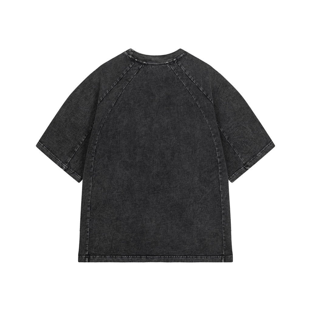 Graphite Washed Boxy Reglan Basic T-shirt