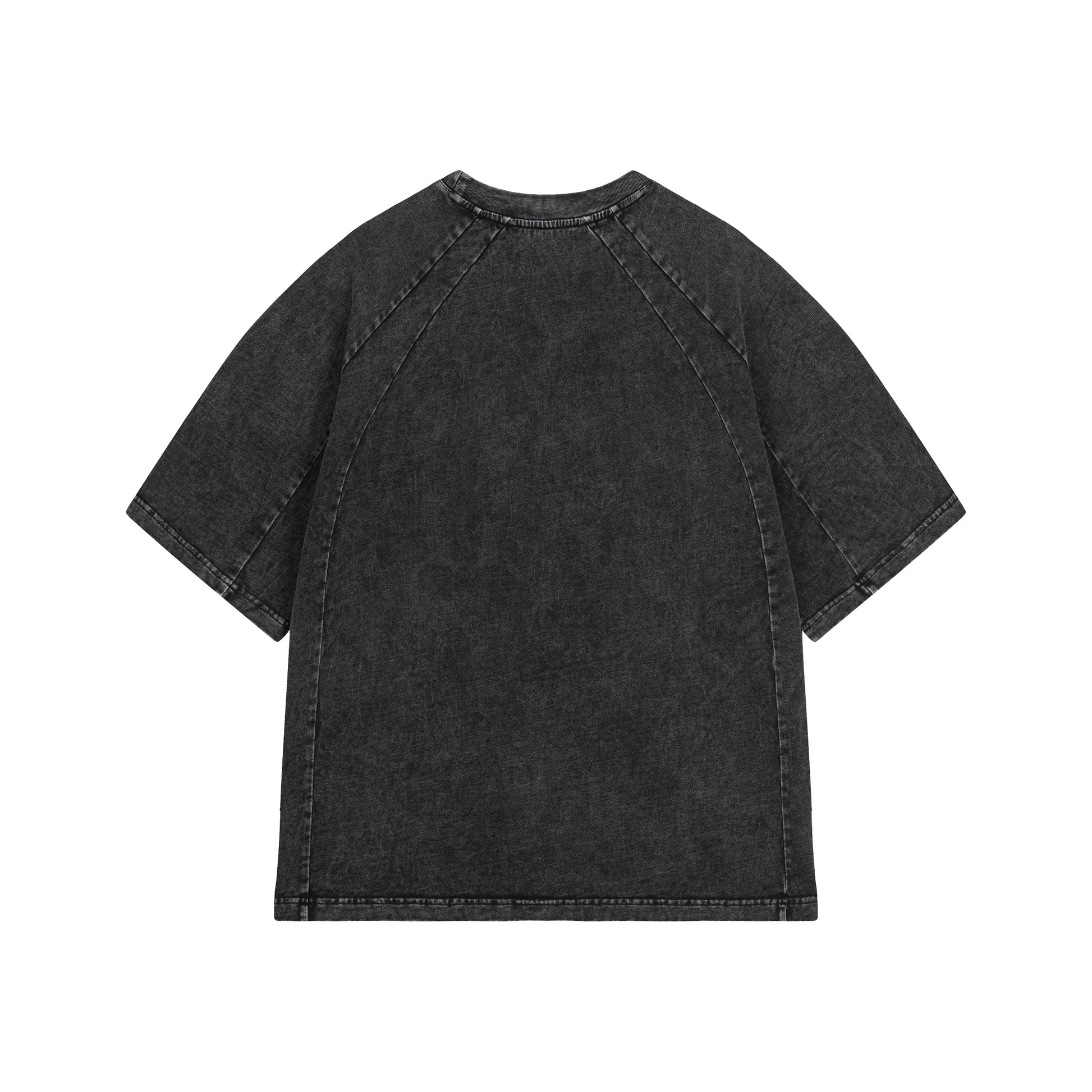 Graphite Washed Boxy Reglan Basic T-shirt
