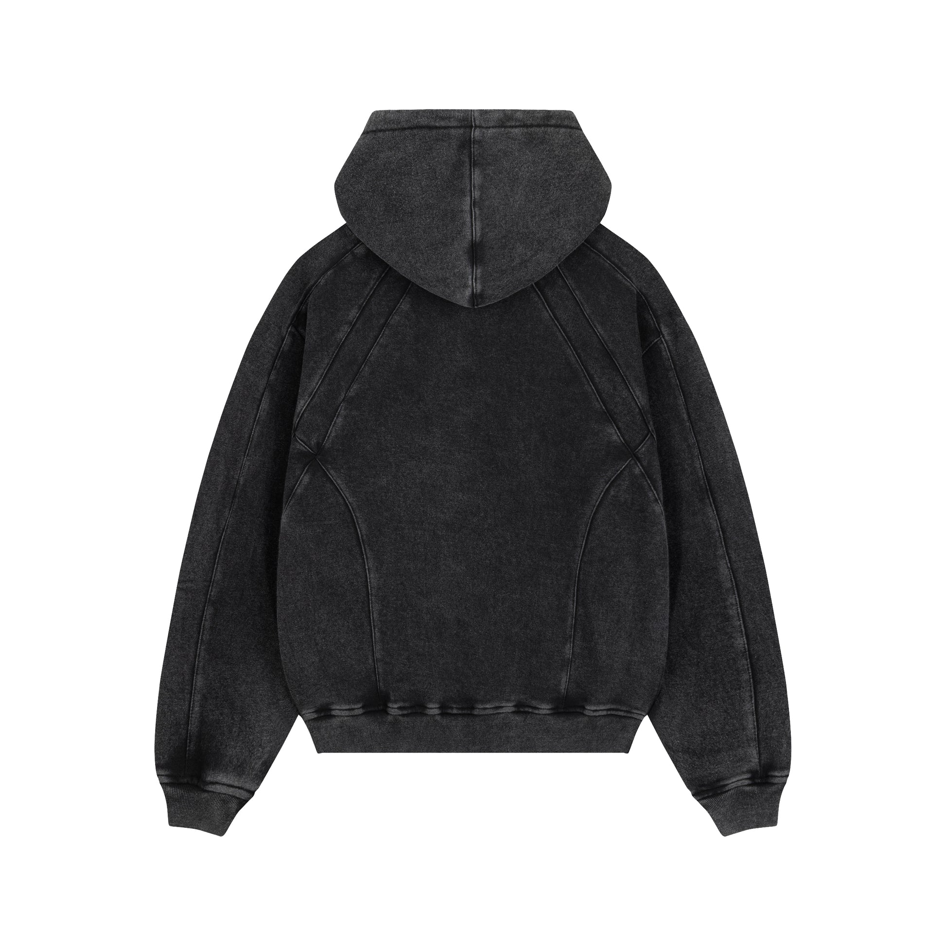 Graphite Washed Boxy Basic Hoodie