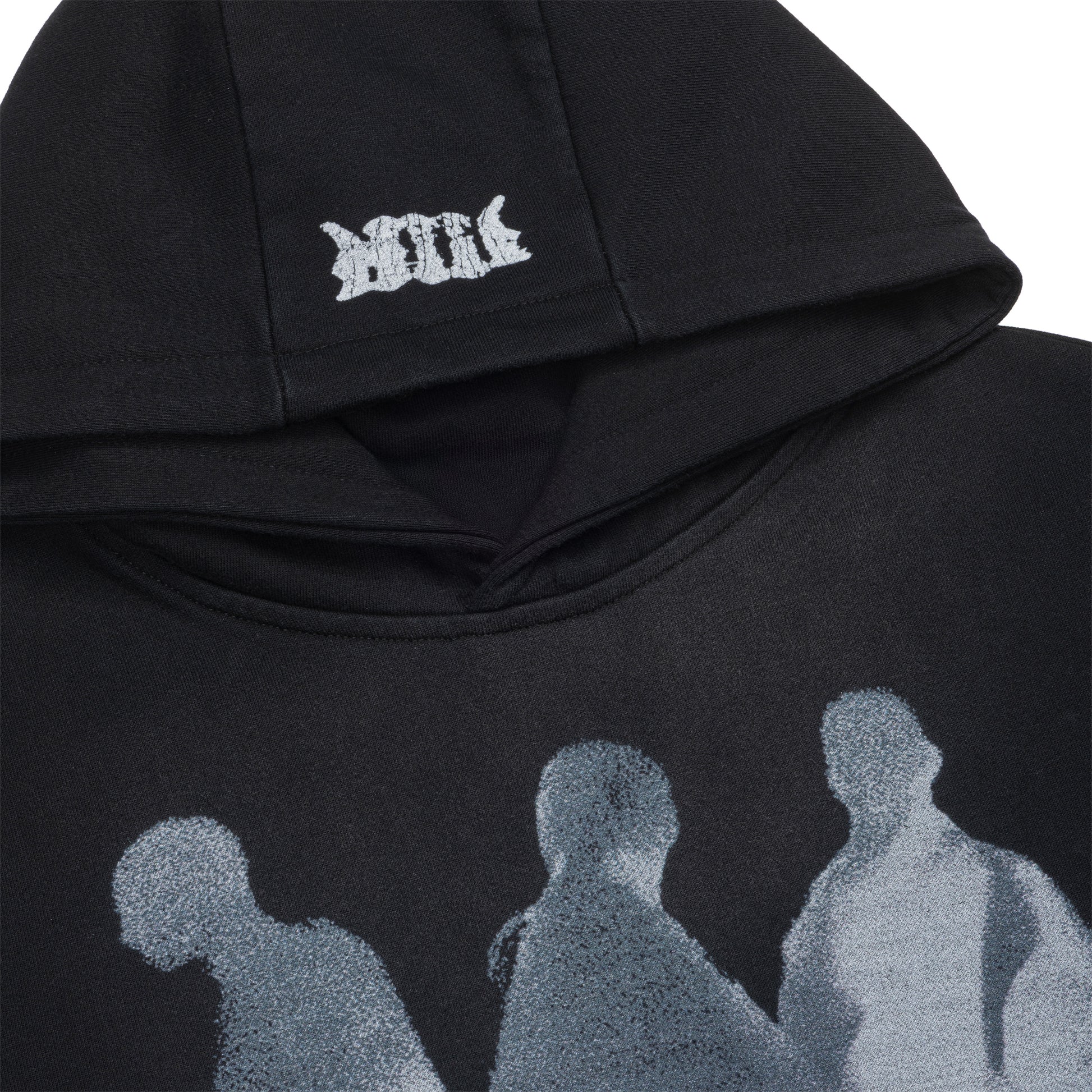Black Washed Boxy Specters Hoodie