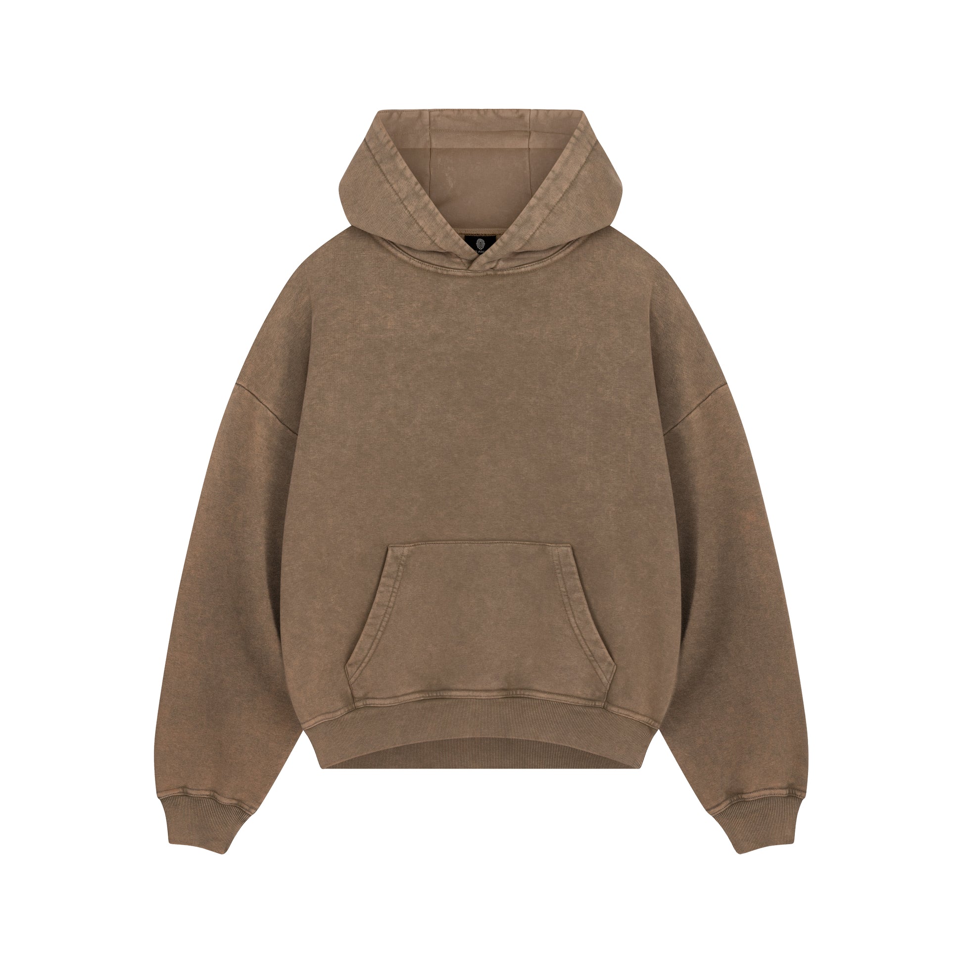 Washed Series Brown Hoodie