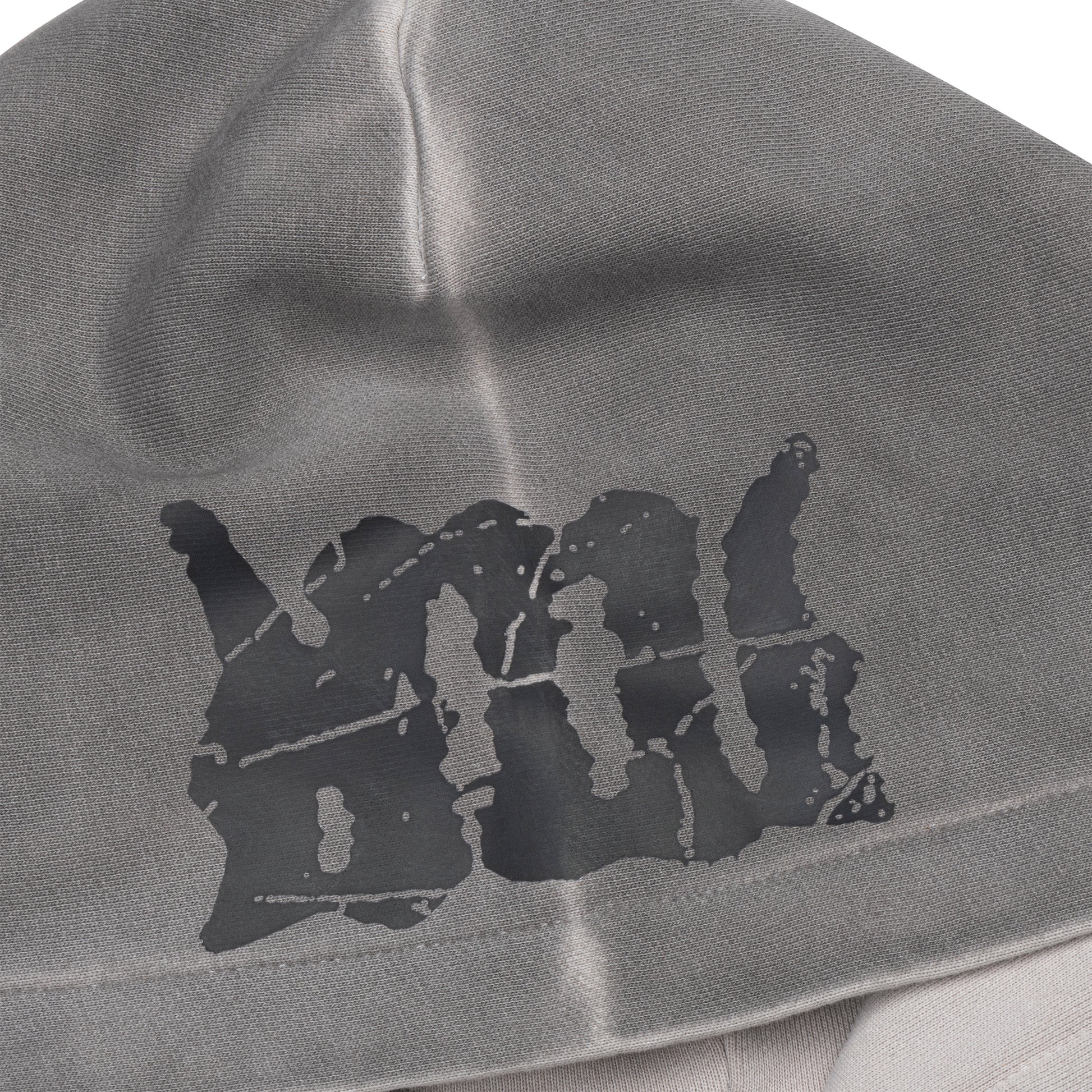 Ash Washed Boxy Short Sleeved Street Law Hoodie