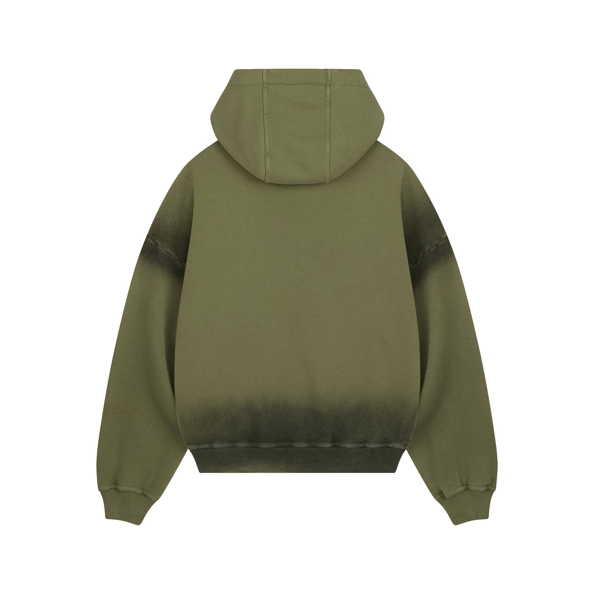 Washed Series Olive Green Hoodie