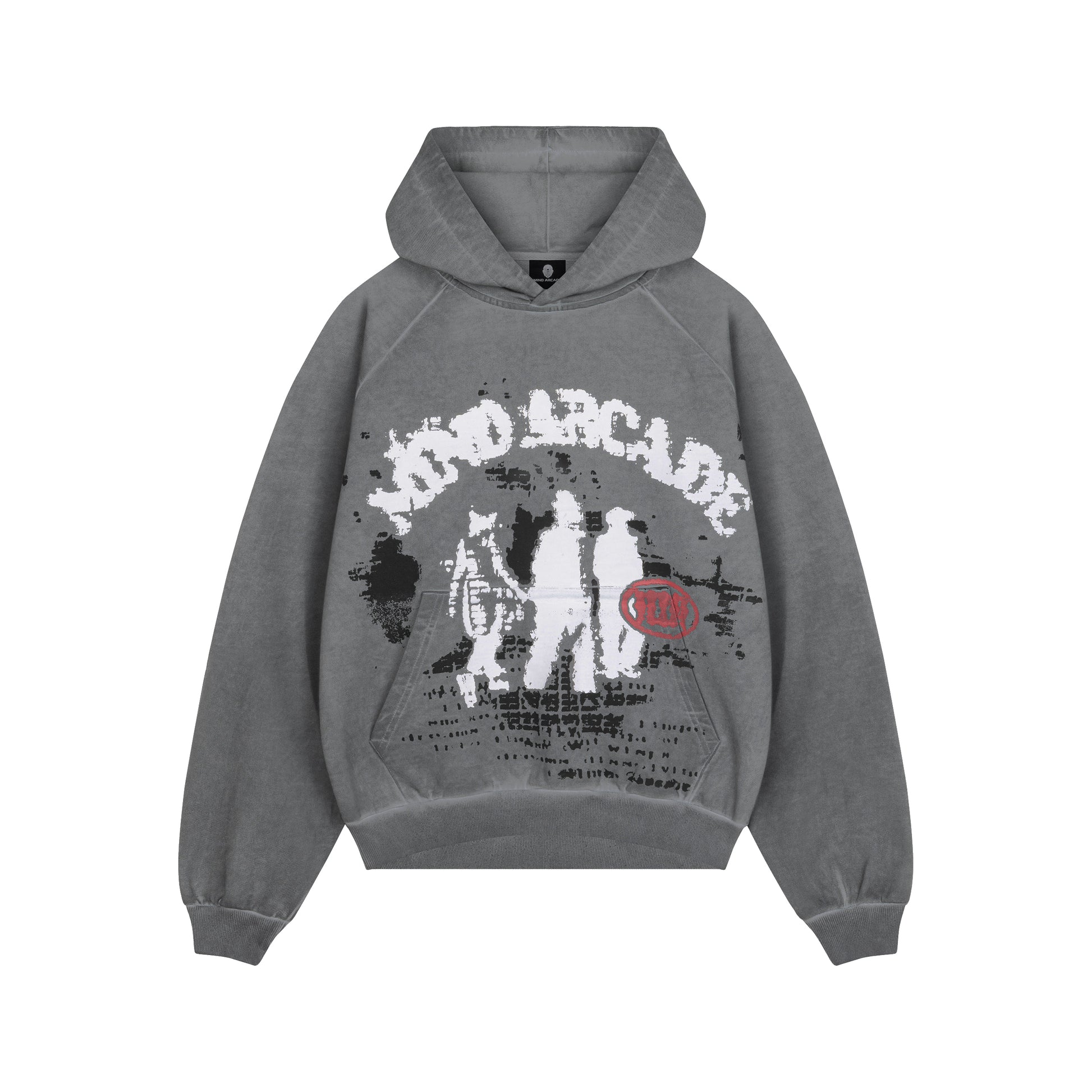 Dust Slate Washed Boxy Wanderers Hoodie