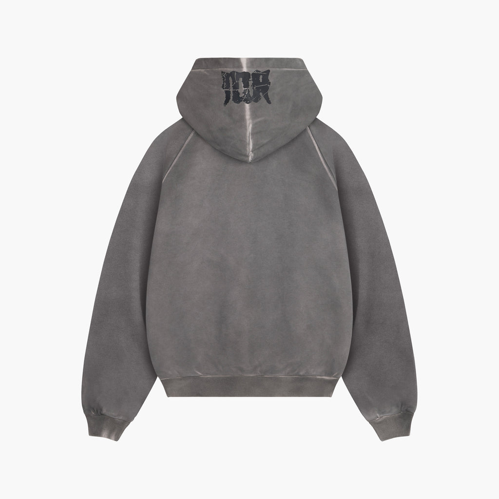 Ash Washed Boxy Basic Hoodie