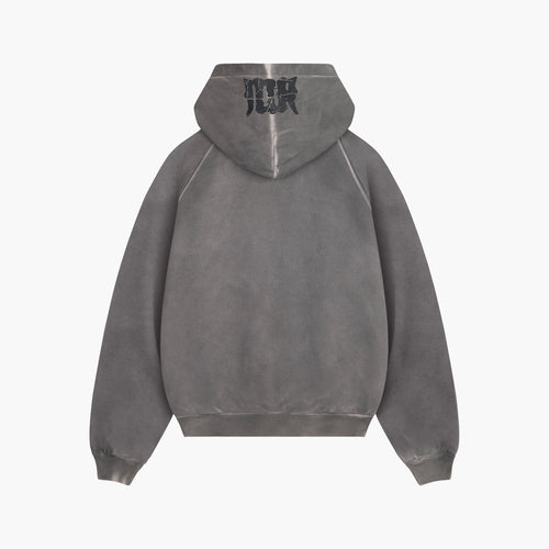 Ash Washed Boxy Basic Hoodie
