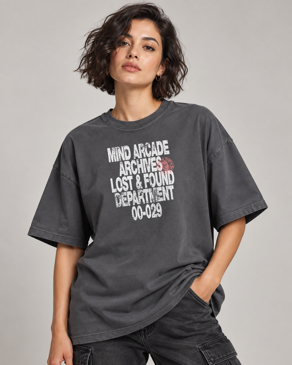 Archives T-shirt — Magnet — model, skala nadruku zgodna z flatem v1