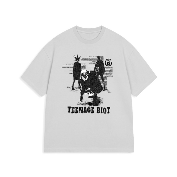 Gray Teenage Riot T-shirt (IN STOCK)