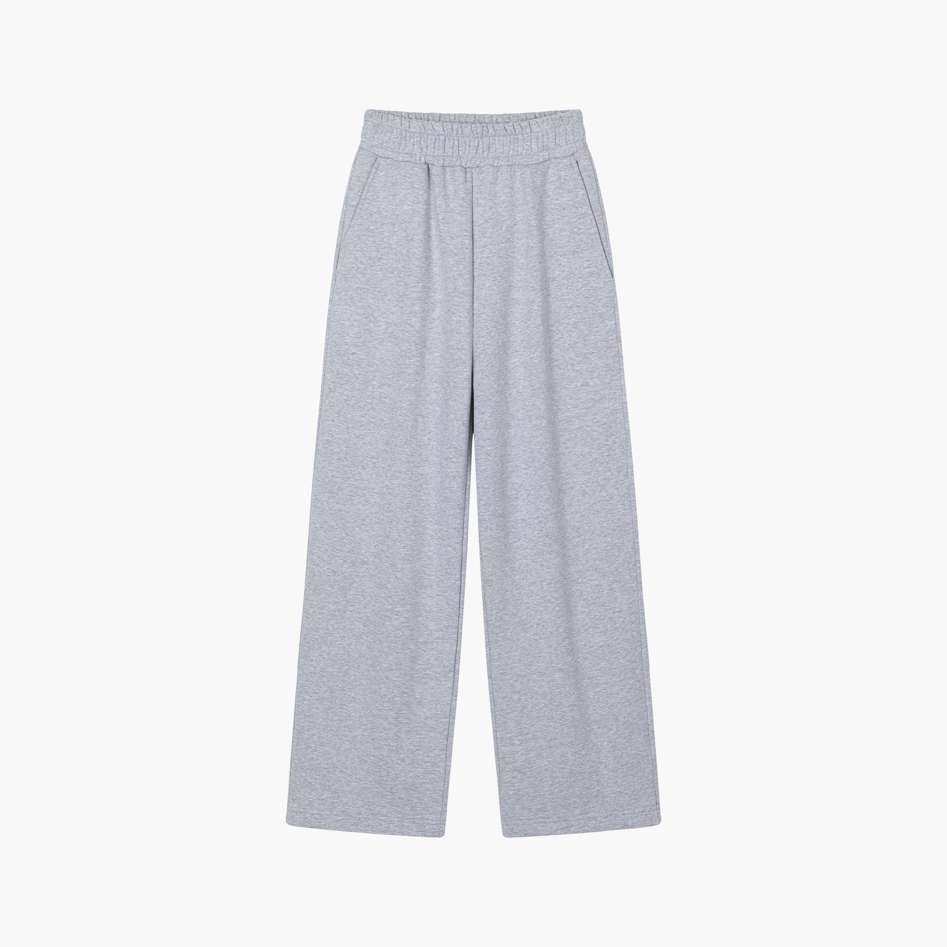 Gray Basic Baggy Sweatpants