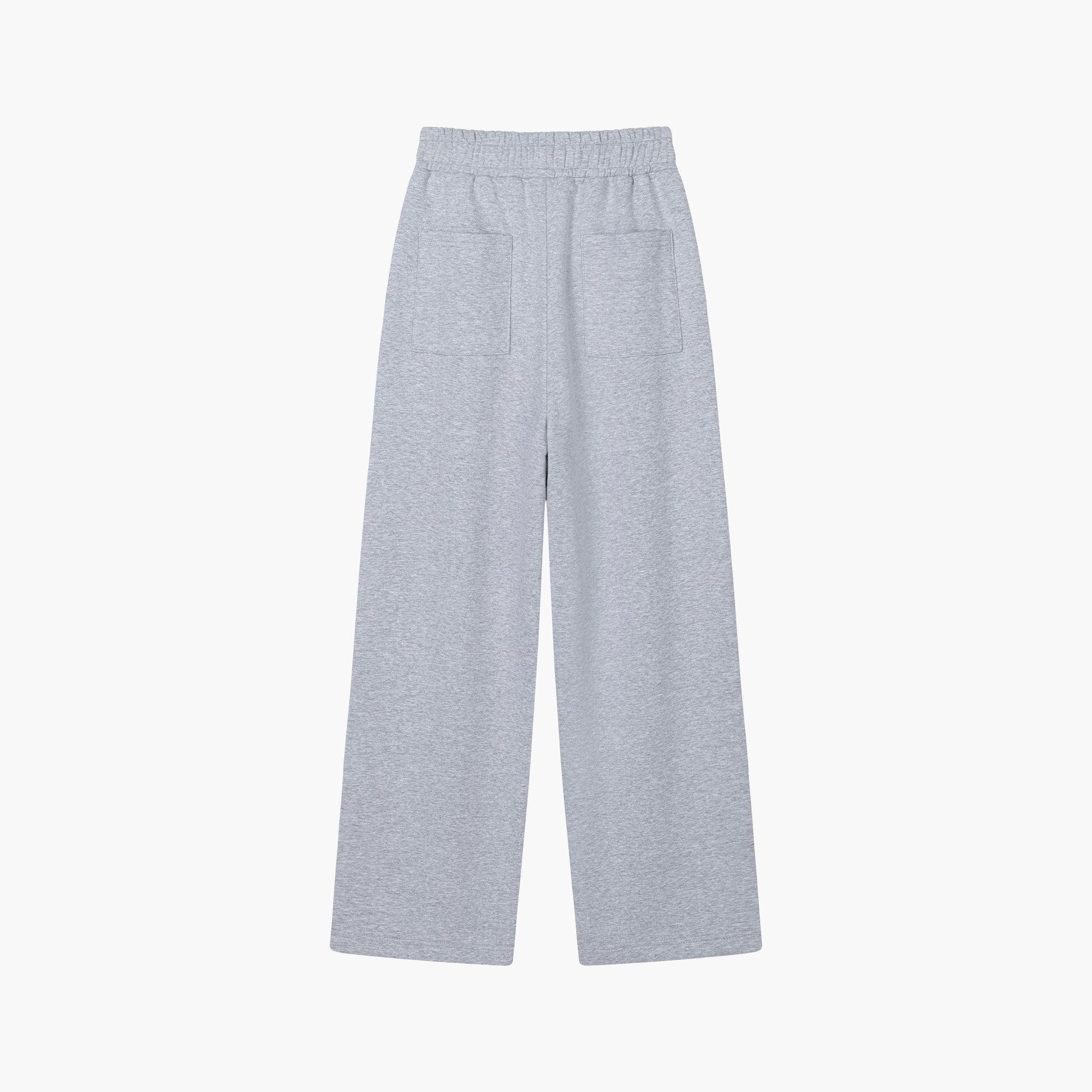 Gray Basic Baggy Sweatpants