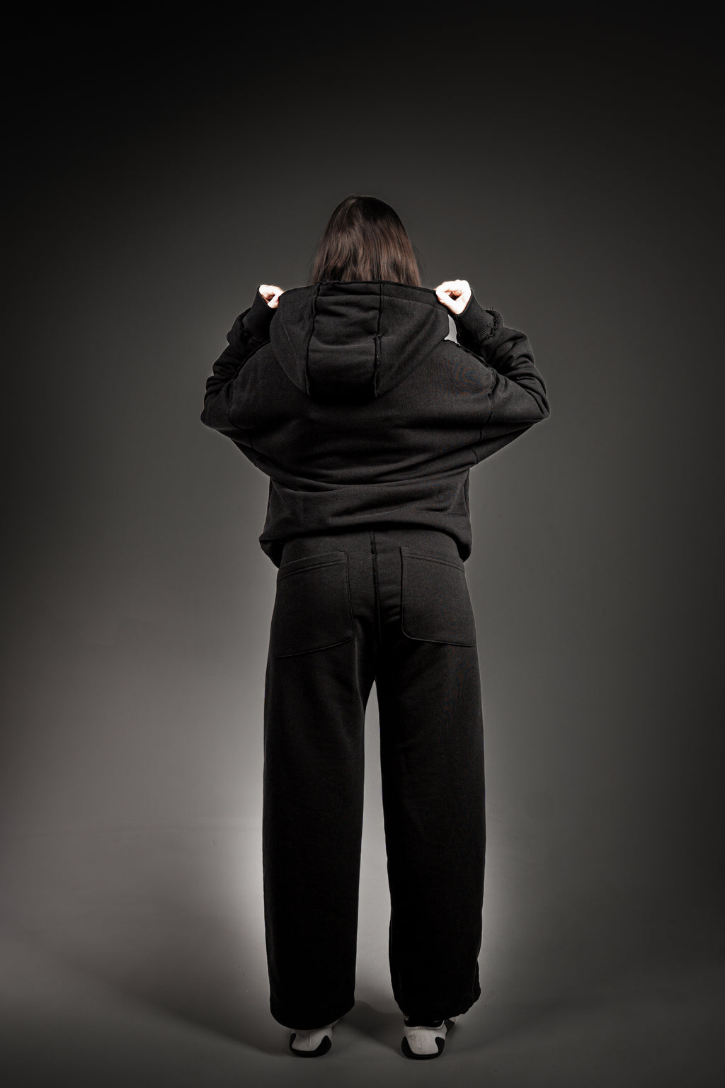 Black Basic Hoodie