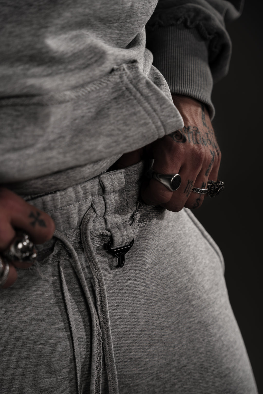 Grey Basic Sweatpants