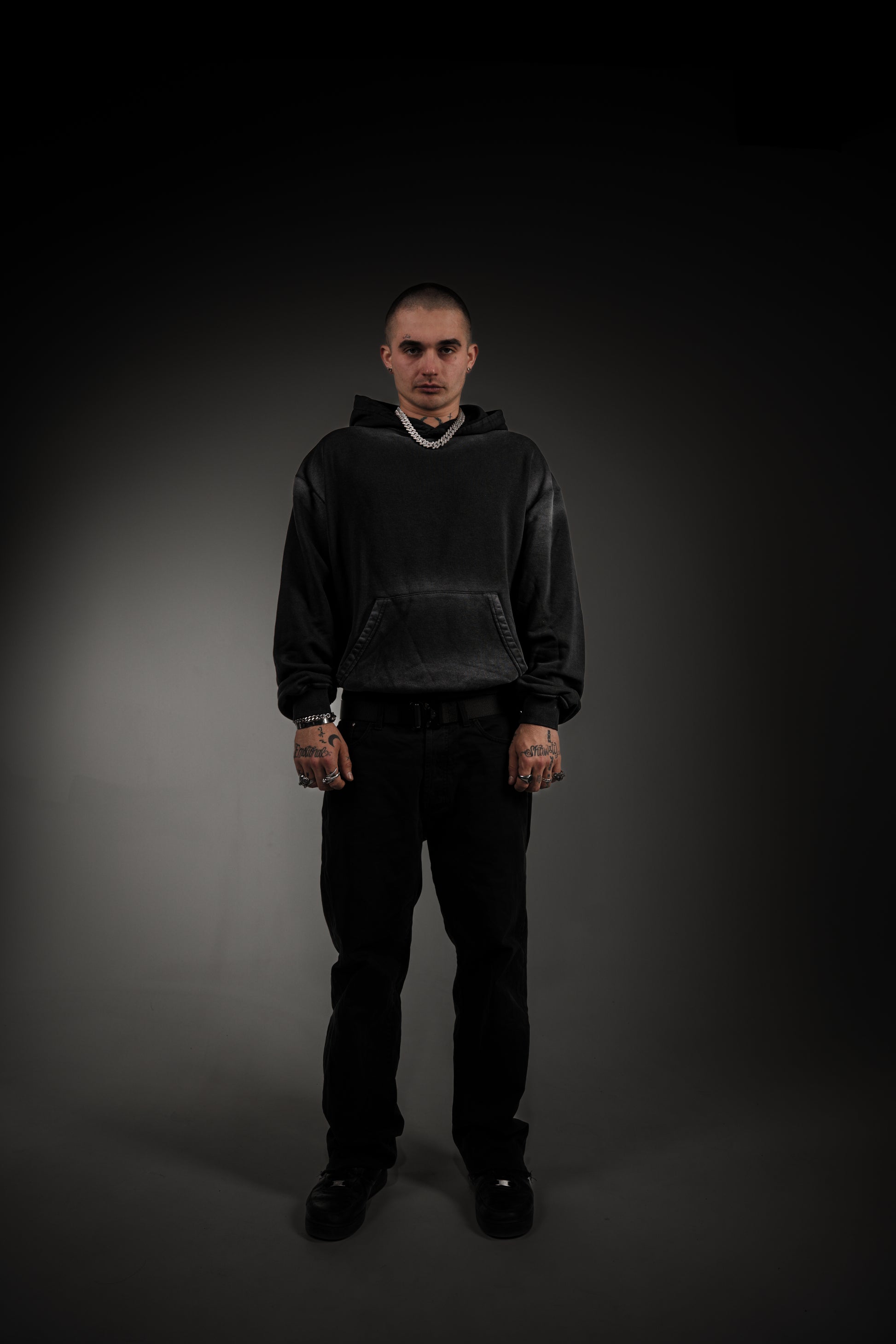 Washed Series Black Hoodie