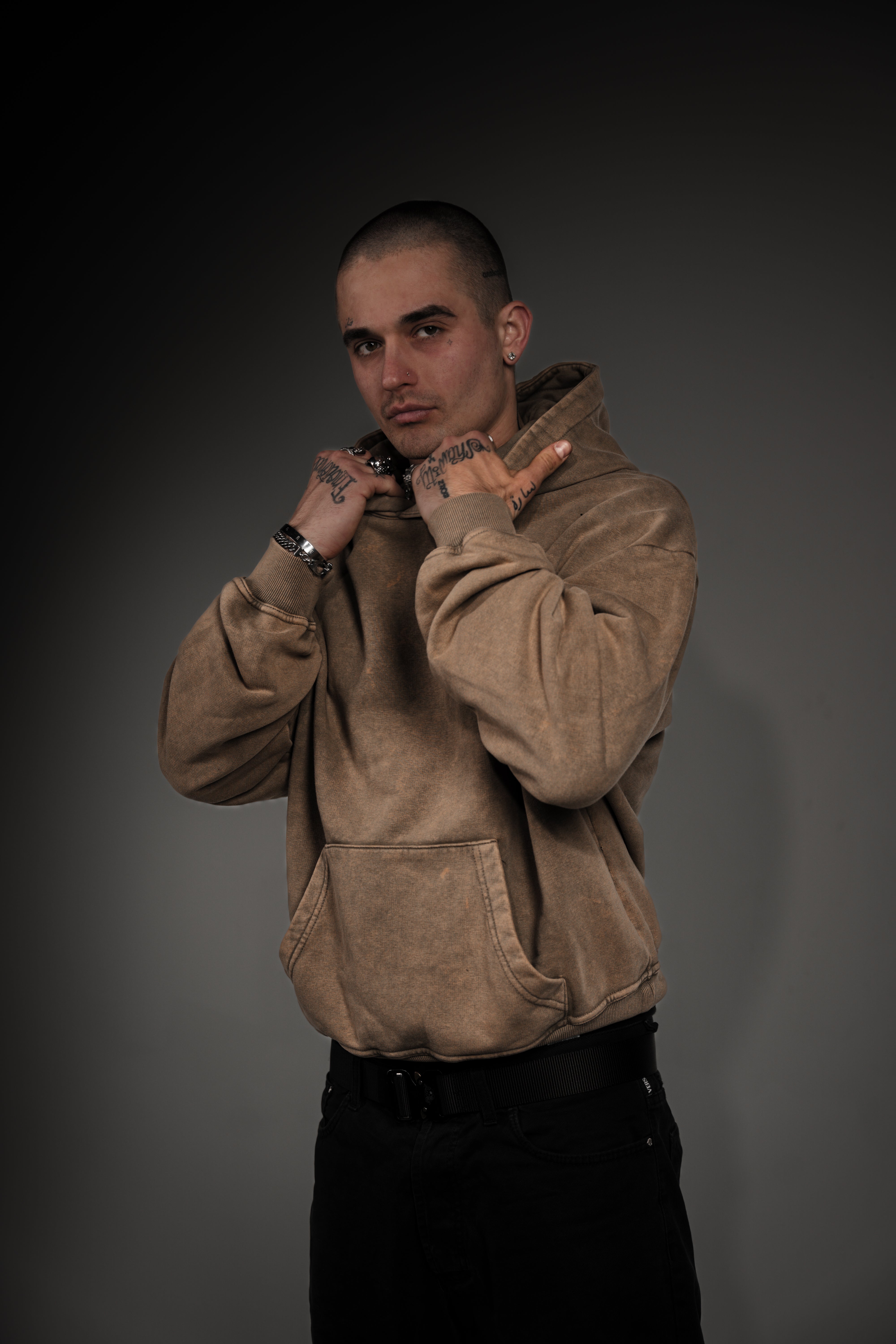 ★ADERERROR★ Speric logo hoodie Brown 009_2_.jpg