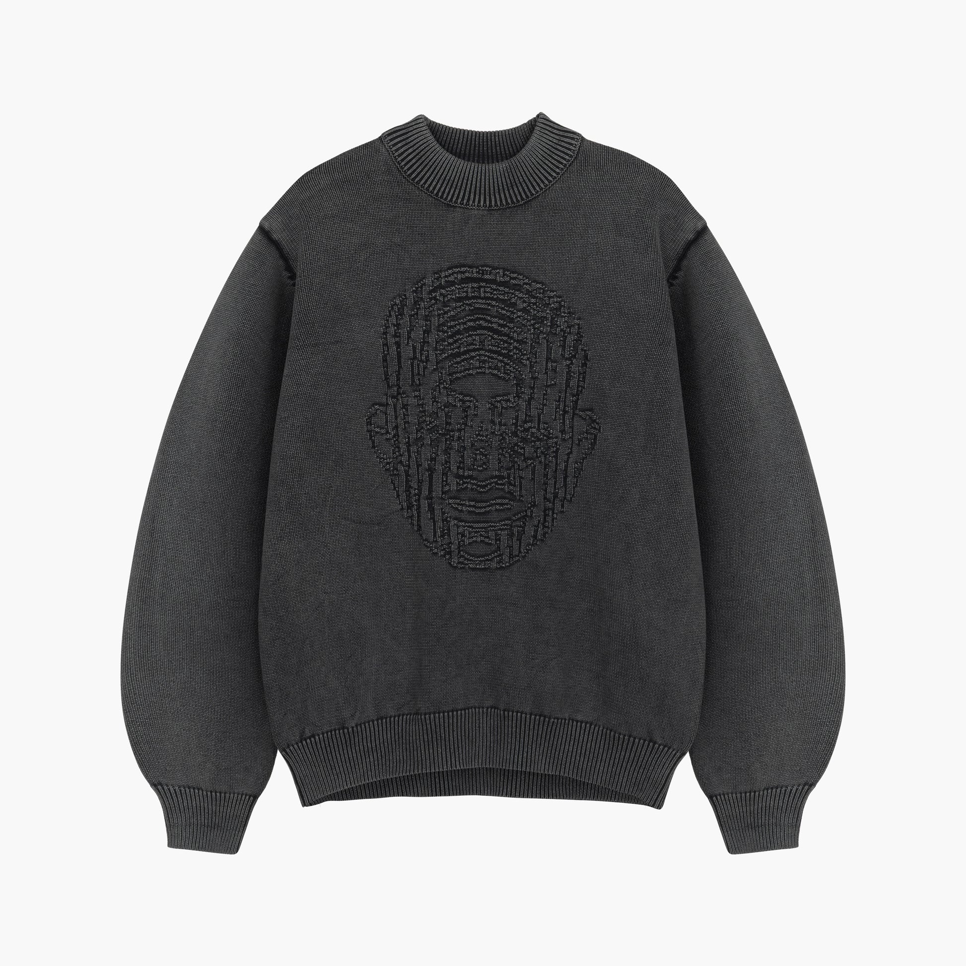 Graphite Washed Logo Sweater