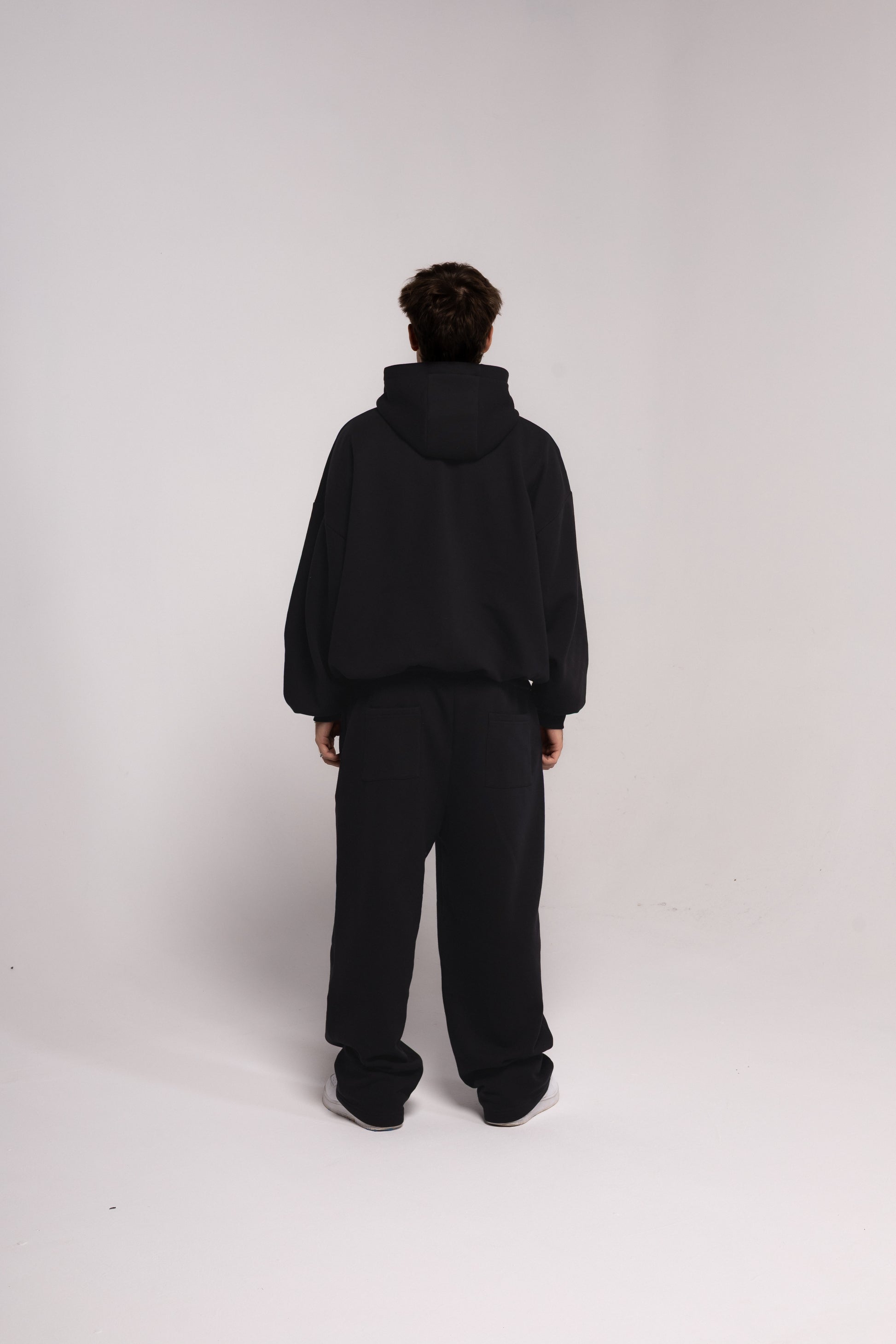 Noir Basic Baggy Hoodie