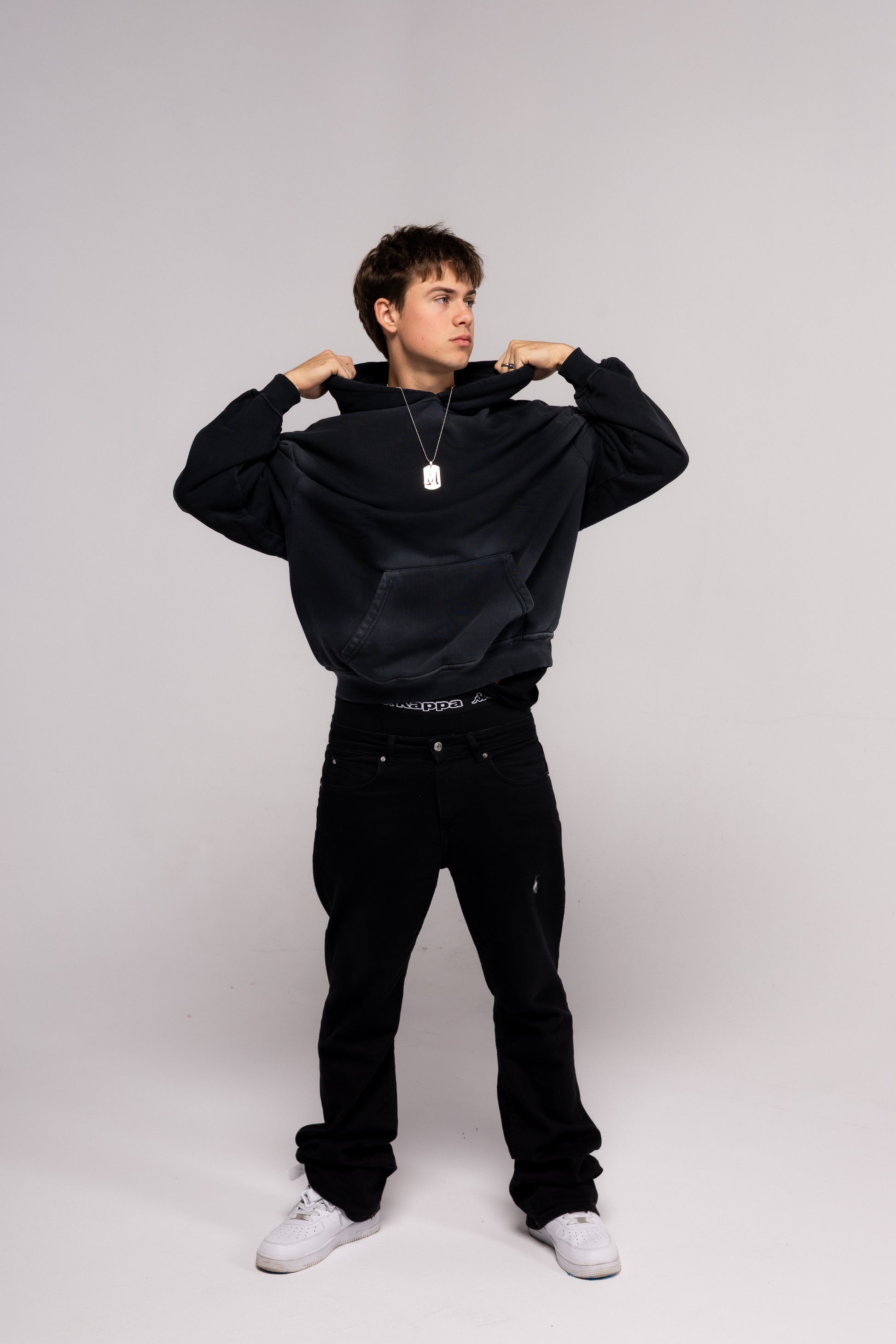 Washed Series Black Hoodie