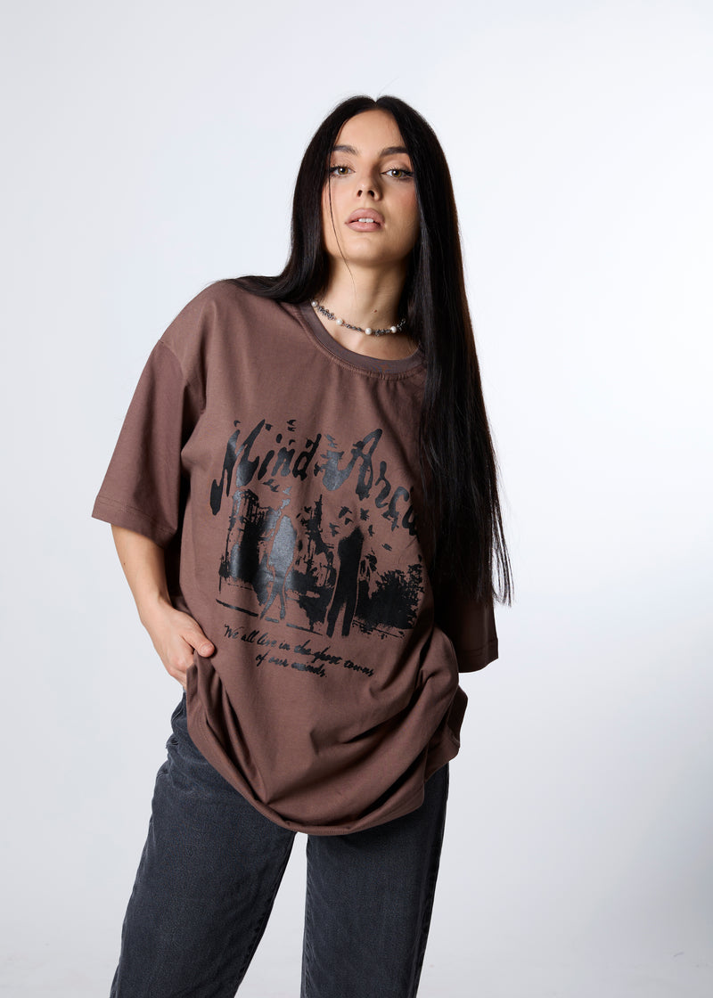 [IN STOCK] Brown Ghost Town T-shirt