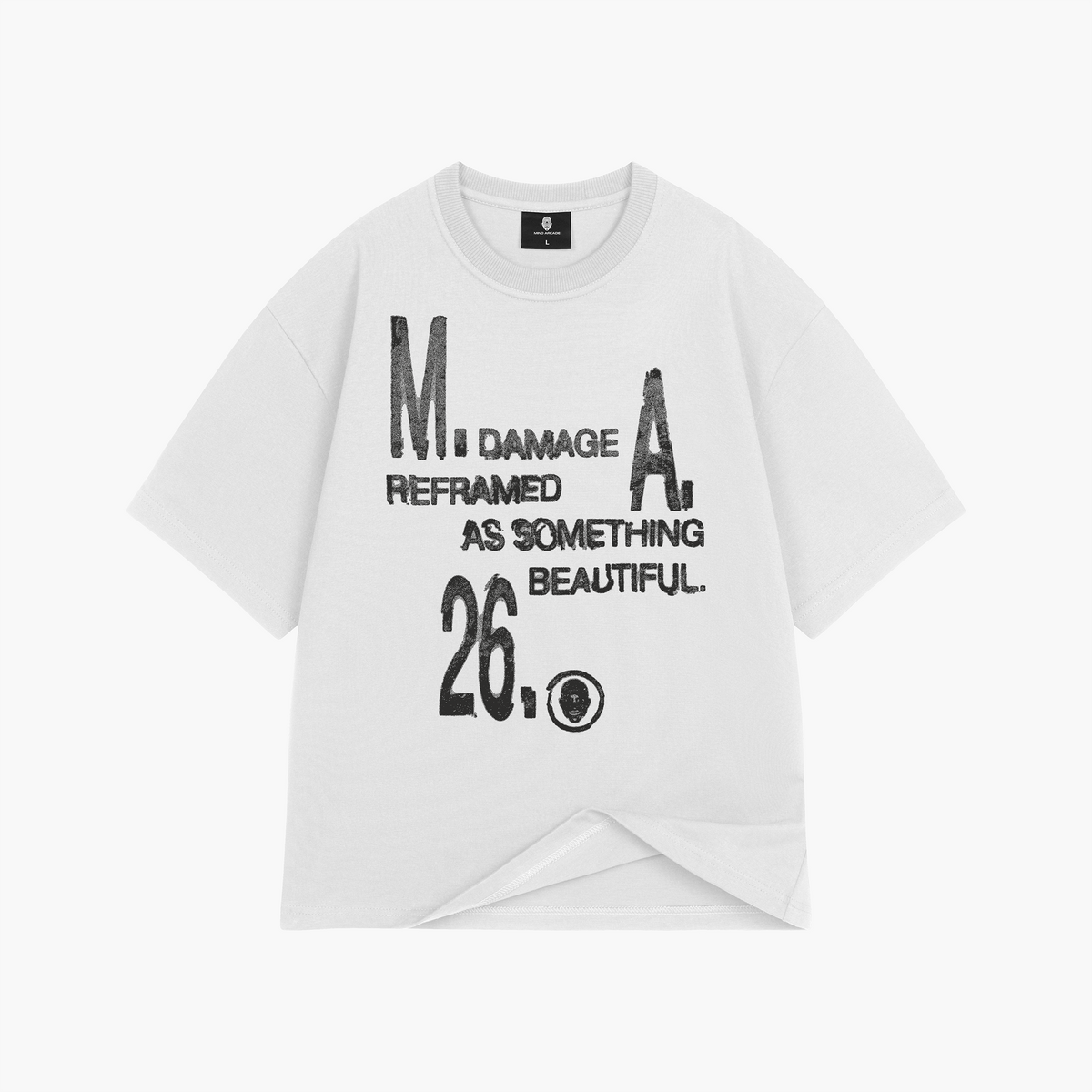White Damage Reframed T-shirt