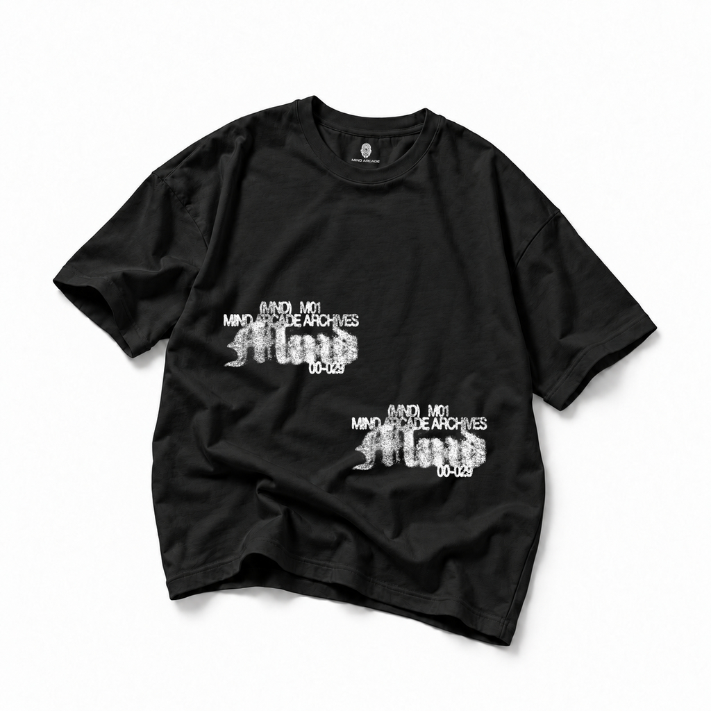 Archives Alt T-shirt — Black — flat produktu