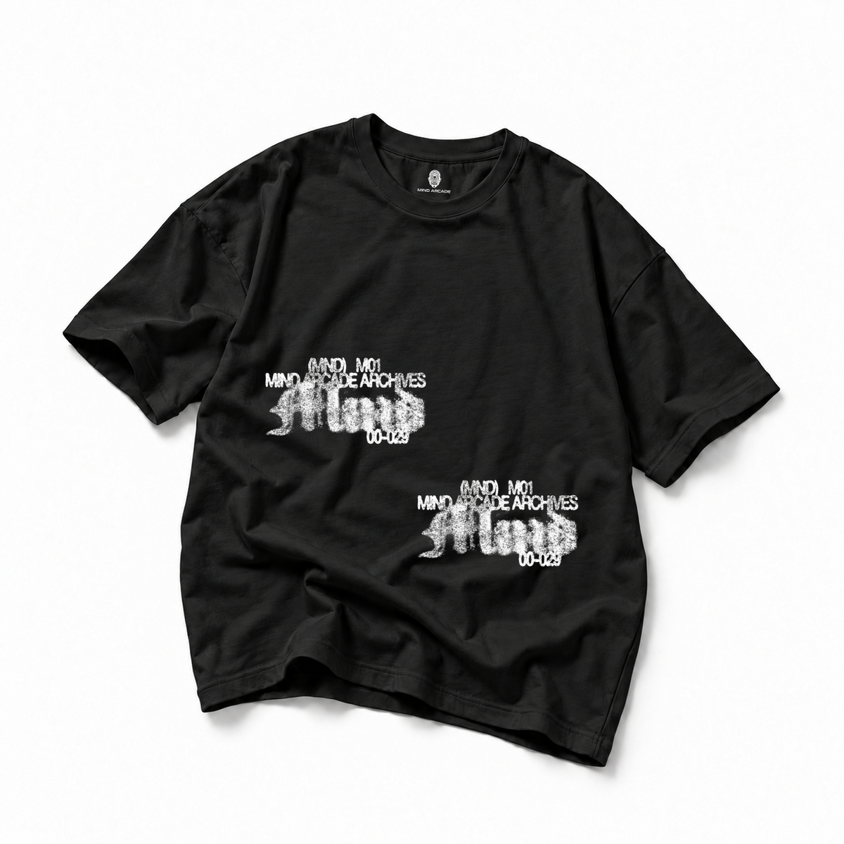 Archives Alt T-shirt — Black — flat produktu