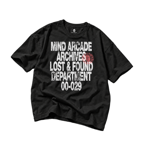 Archives T-shirt — Black — flat produktu