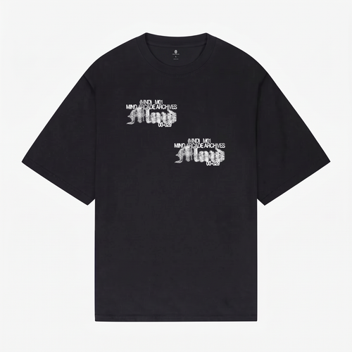 Archives Alt T-shirt — Black — przód — flat kolekcji v1