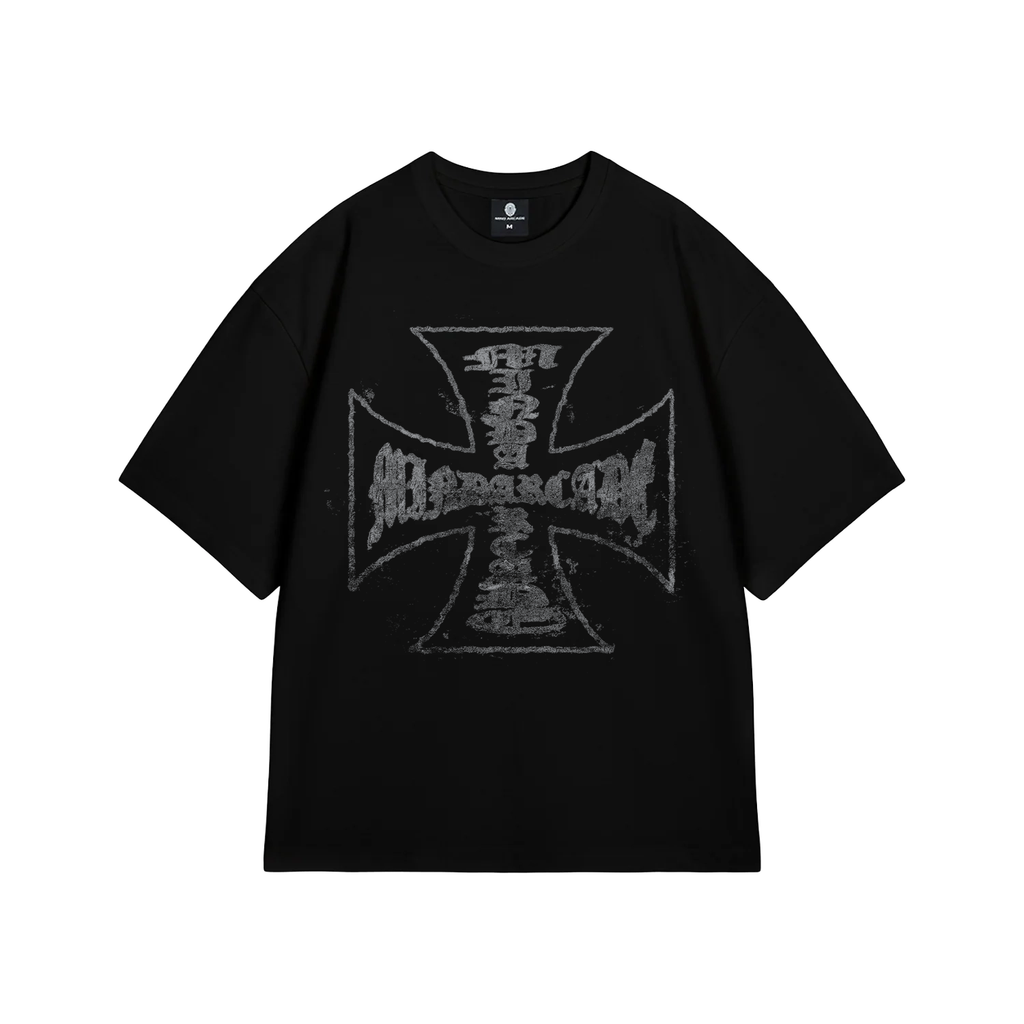 [Pre-order] Black Gothic Cross T-shirt