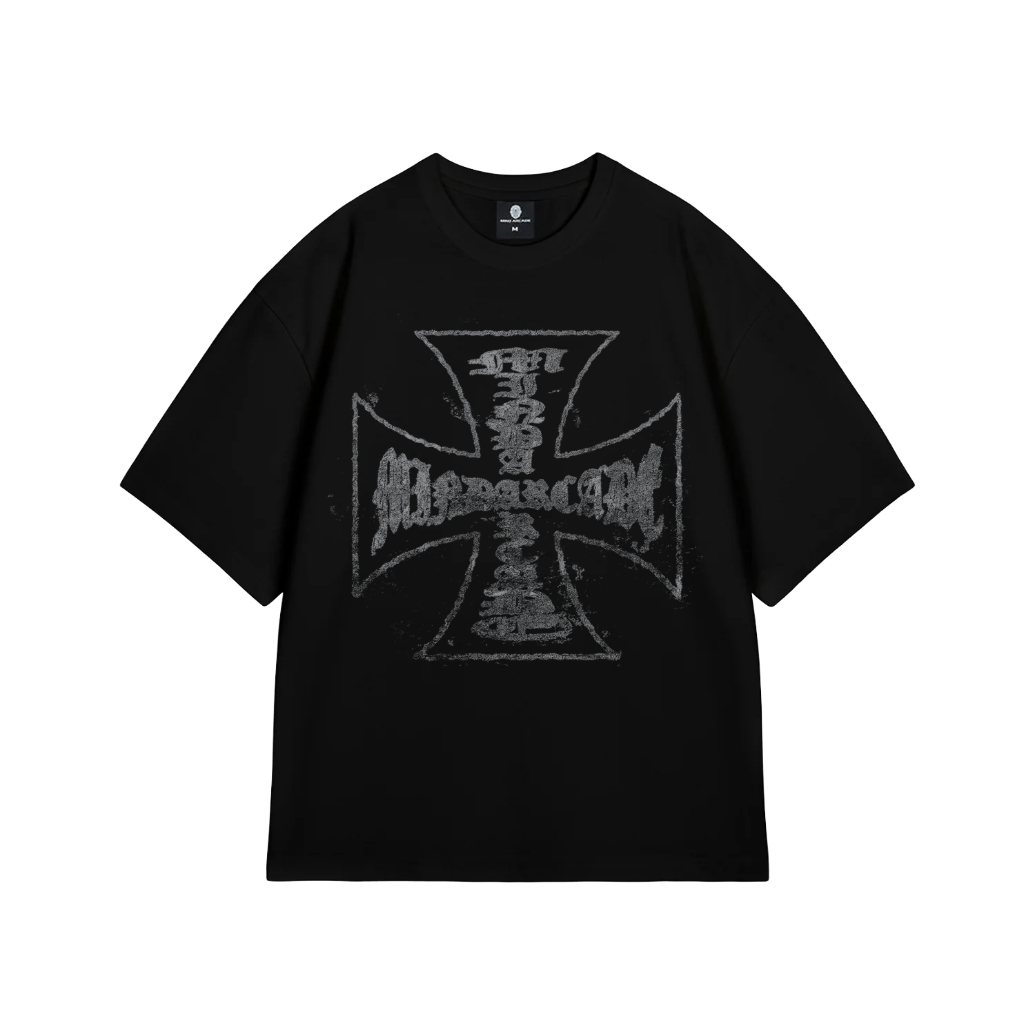 [Pre-order] Black Gothic Cross T-shirt