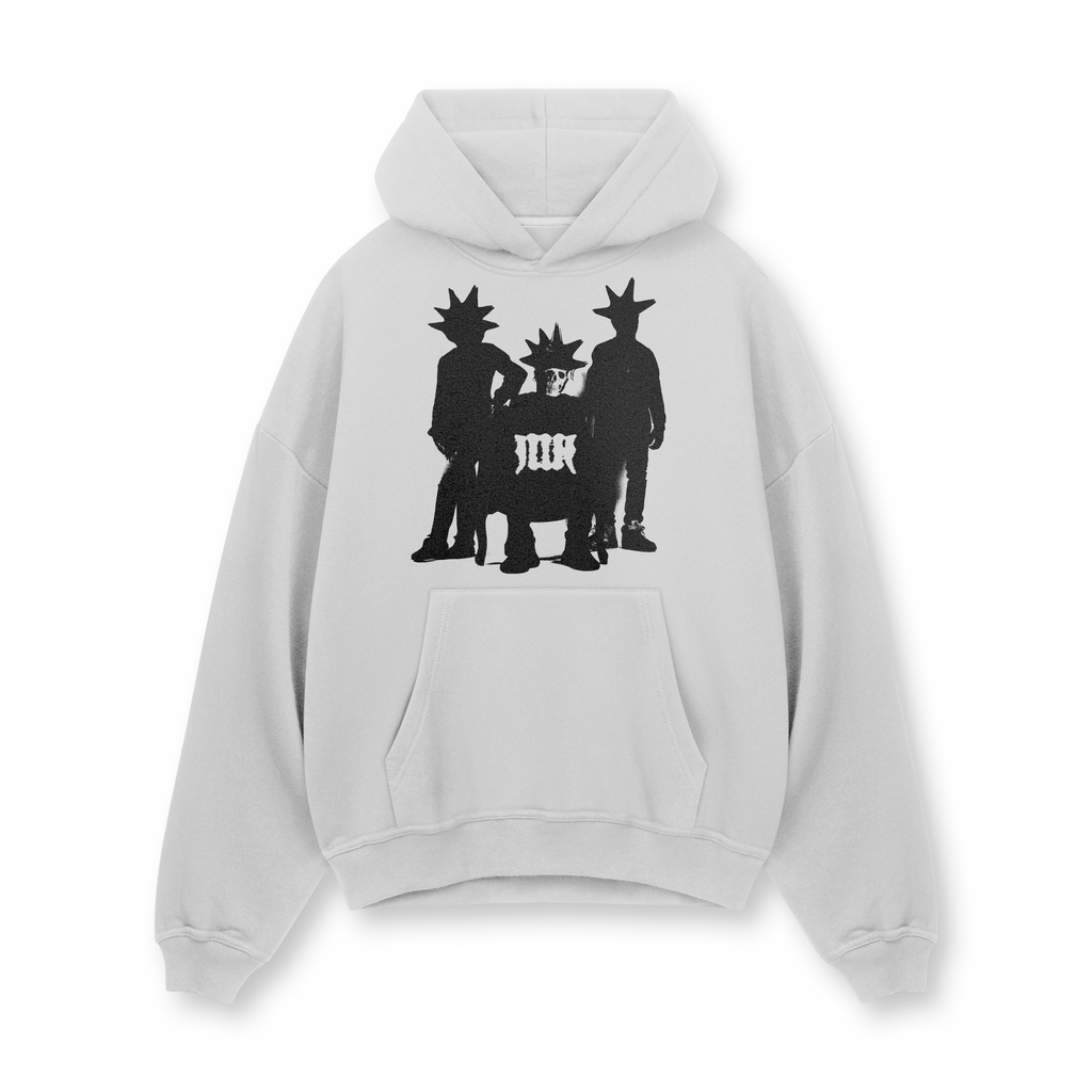 [IN STOCK] Steel Gray Rebel Shadows Hoodie