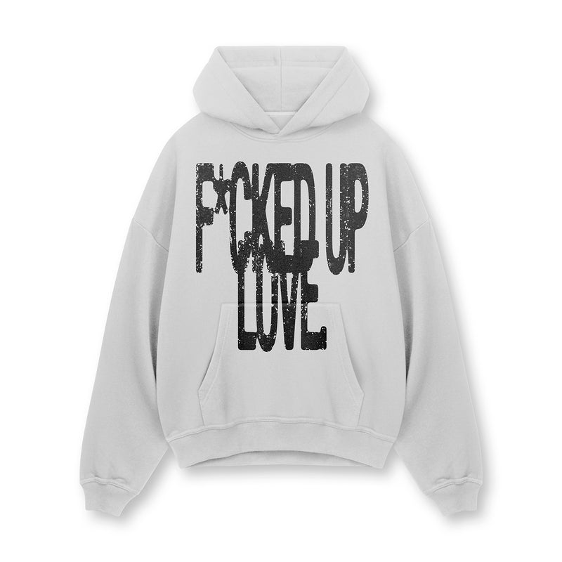 [IN STOCK] Steel Grey F* Love Hoodie