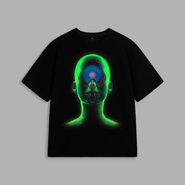 [IN STOCK] Black Head Section Luminescent T-shirt