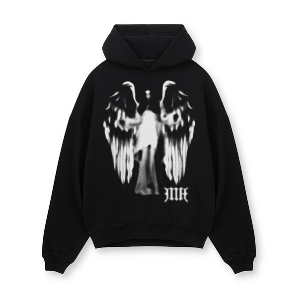 [IN STOCK] Black Lost Angel Hoodie