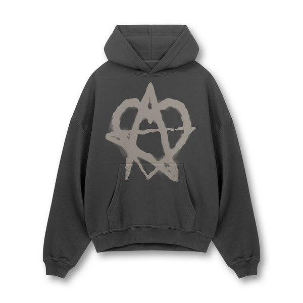 [IN STOCK] Graphite Love Anarchy Hoodie