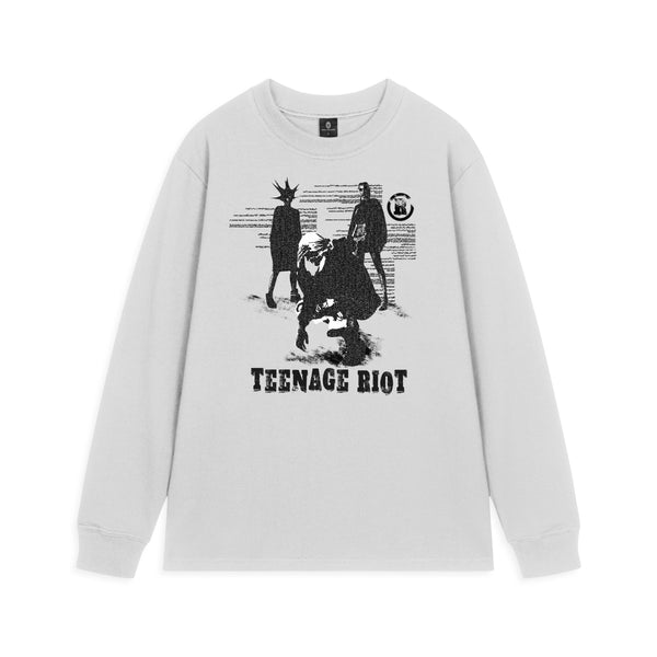 [IN STOCK] Steel Gray Teenage Riot Longsleeve