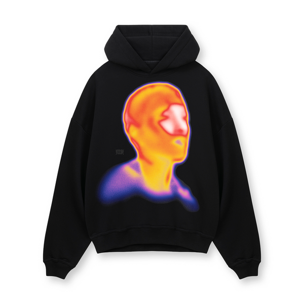 [PRE-ORDER] Black Thermal Echo Hoodie